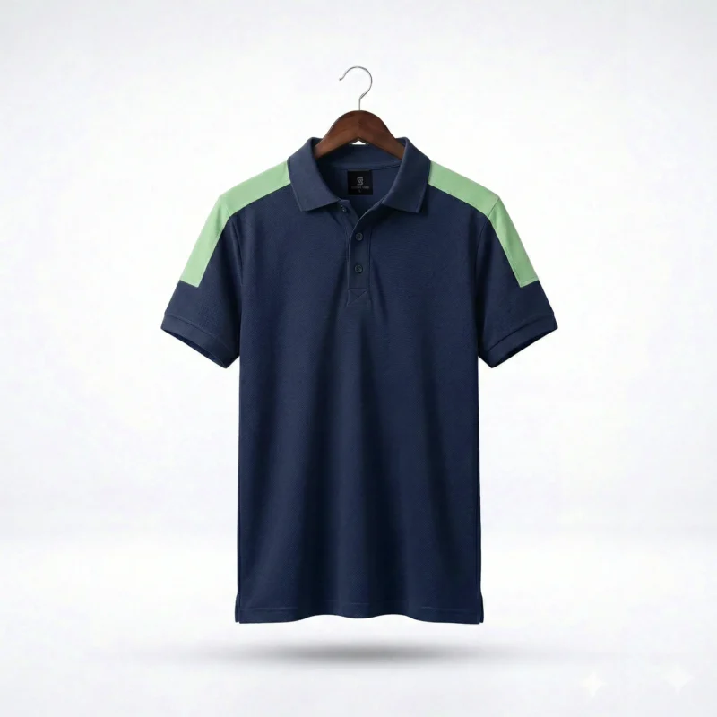 Premium Polo Shirt Navy Blue