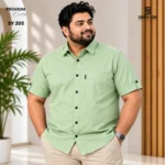 Premium Half Sleeve Shirt (Light Olive) SY 205