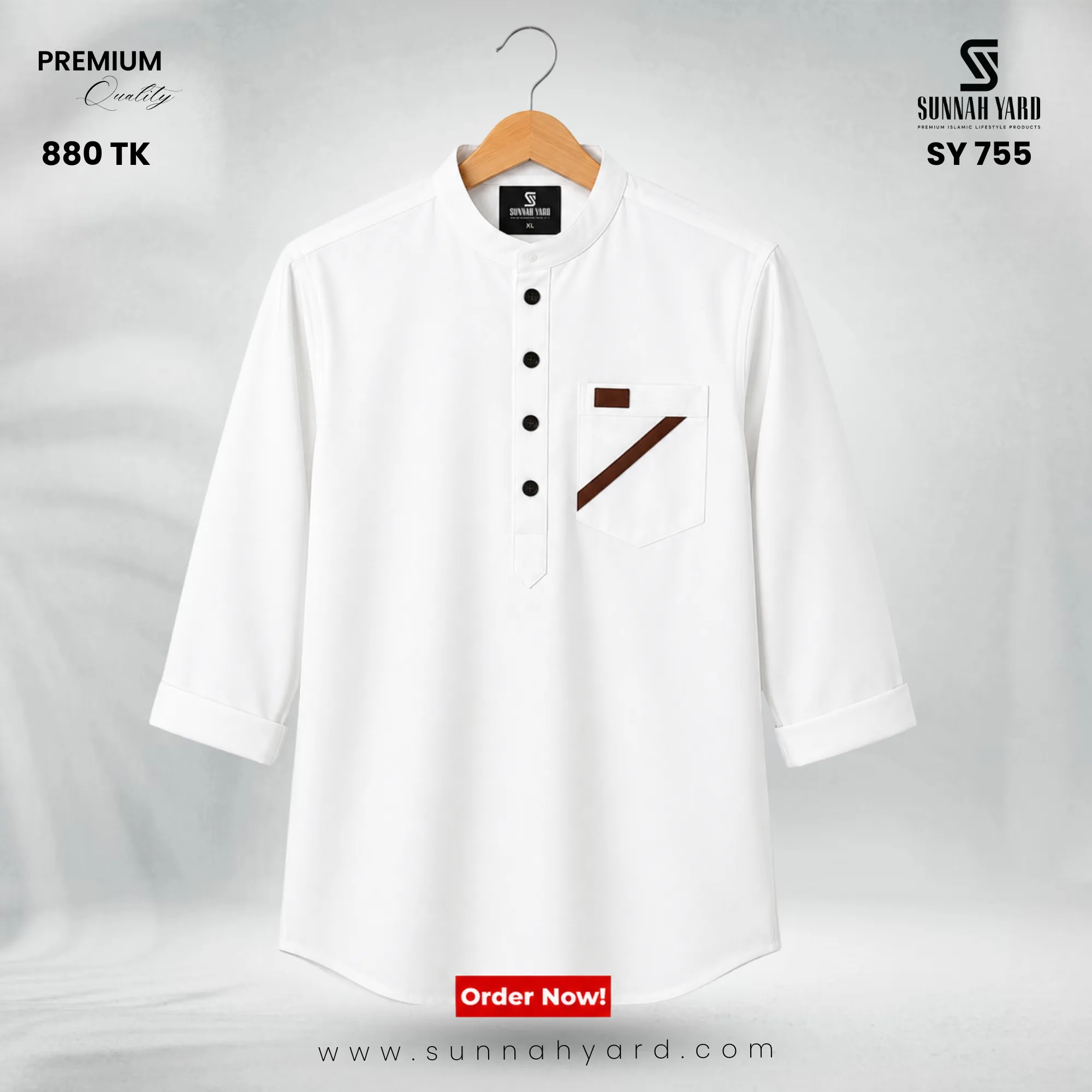 Premium Full Sleeve Katua White Premium Full Sleeve Katua White
