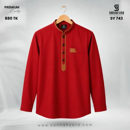 Premium Full Sleeve Katua Maroon