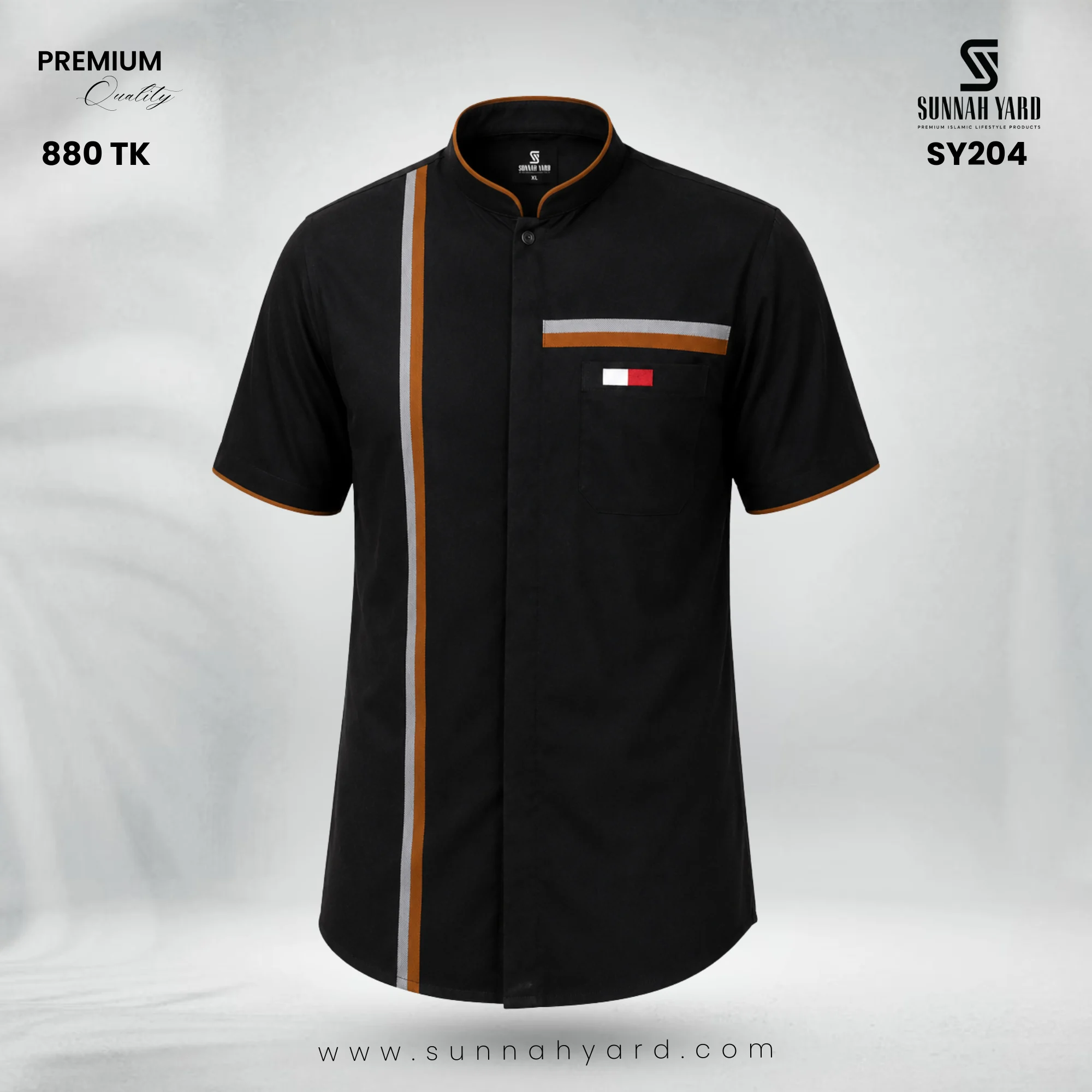 Premium Half Sleeve Shirt Black