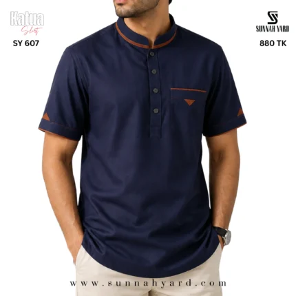 Half Sleeve Katua Navy Blue