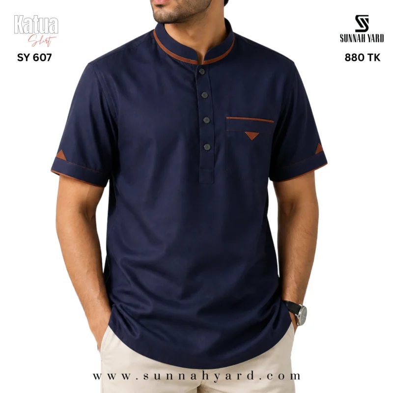 Half Sleeve Katua Navy Blue