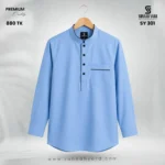 Premium Full Sleeve Katua Sky Blue