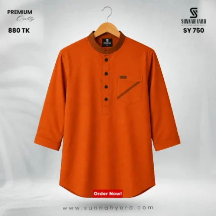 Premium Full Sleeve Katua Orange