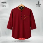 Premium Full Sleeve Katua Maroon