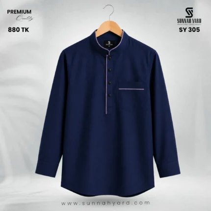 Premium Full Sleeve Katua Navy Blue