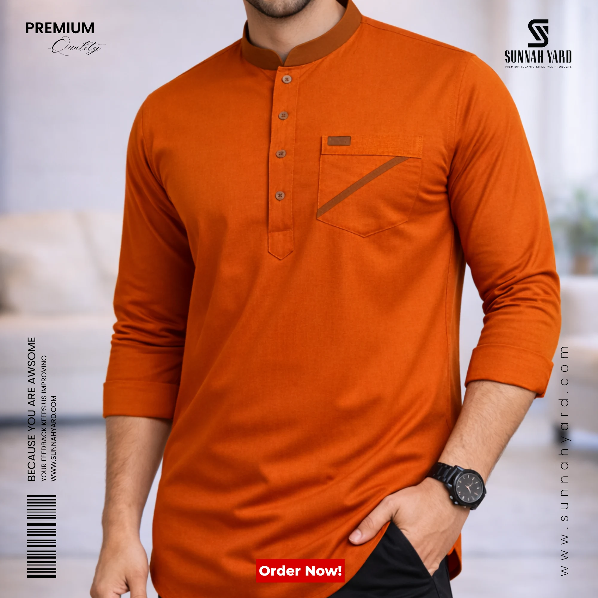Full Sleeve Katua Orange SY 750 Full Sleeve Katua Orange SY 750
