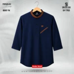 Premium Full Sleeve Katua Navy Blue