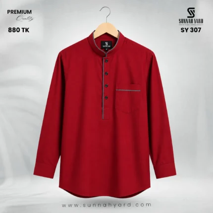 Premium Full Sleeve Katua Maroon