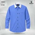 Premium Full Sleeve Shirt Sky Blue
