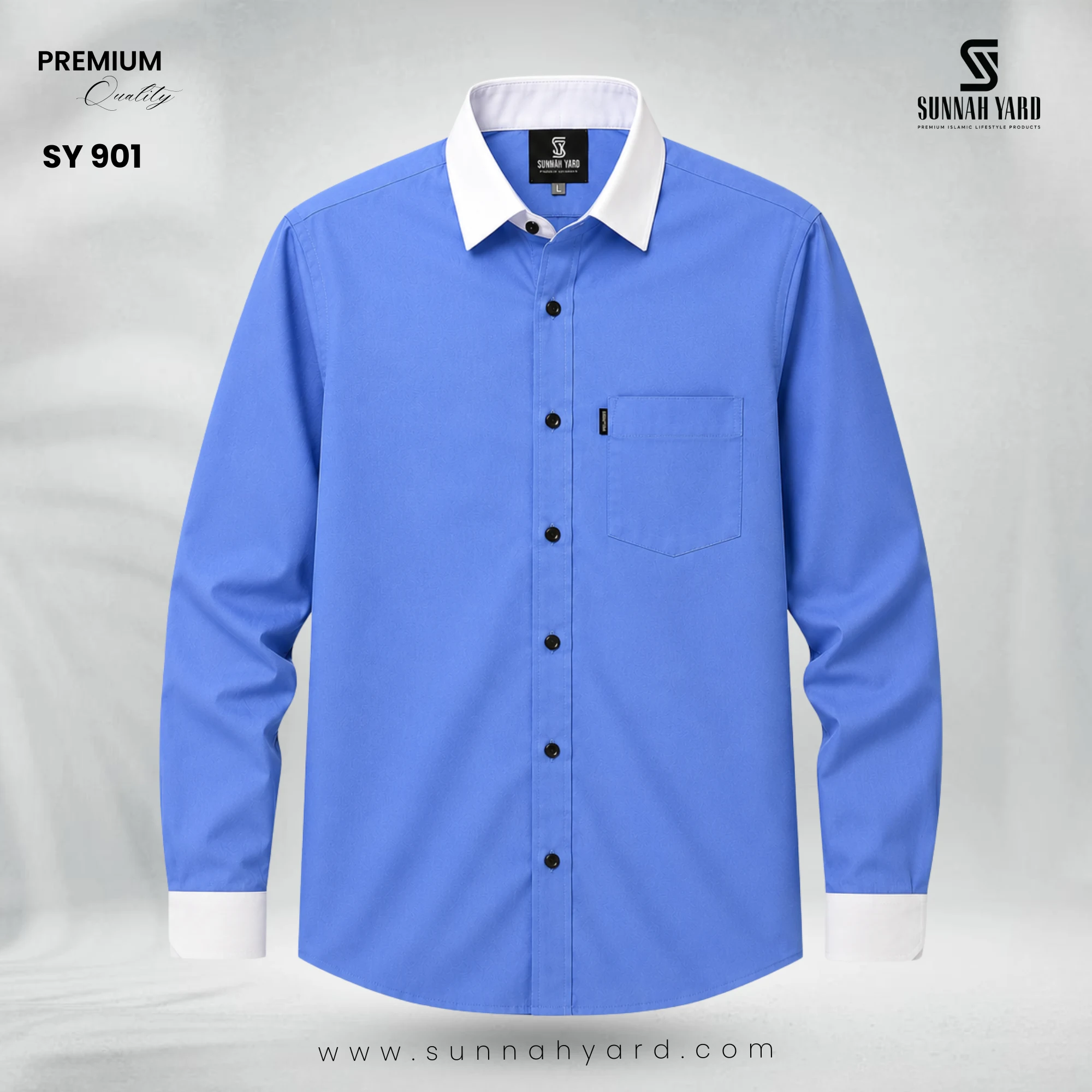 Premium Full Sleeve Shirt Sky Blue Premium Full Sleeve Shirt Sky Blue