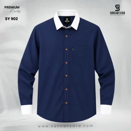 Full Sleeve Shirt Navy Blue