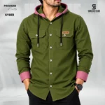 Premium Hoodie Shirt (Olive)