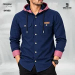 Premium Hoodie Shirt (Navy Blue)