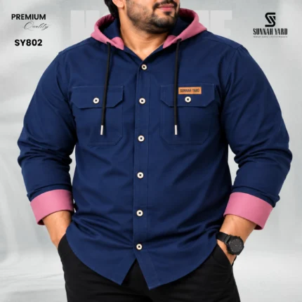 Premium Hoodie Shirt (Navy Blue) SY 802