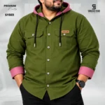 Premium Hoodie Shirt (Olive) SY 801
